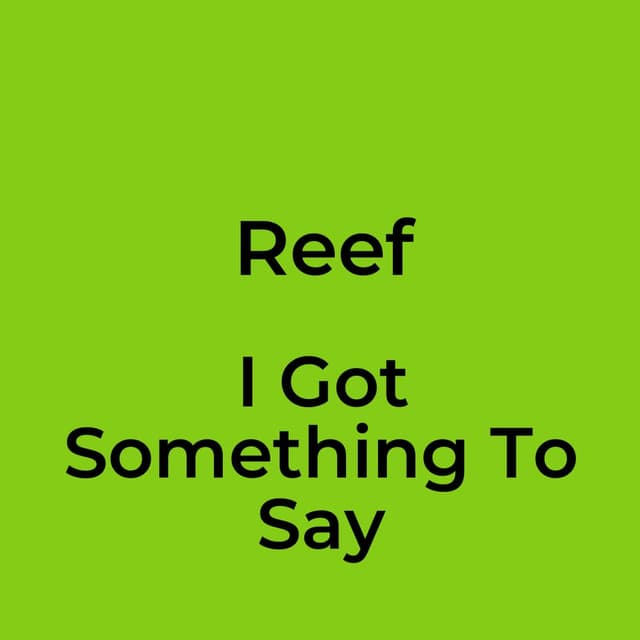 I Got Something To Say