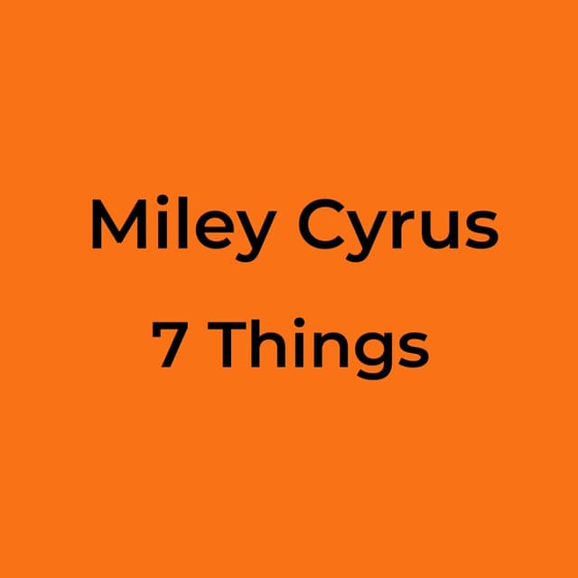 7 Things