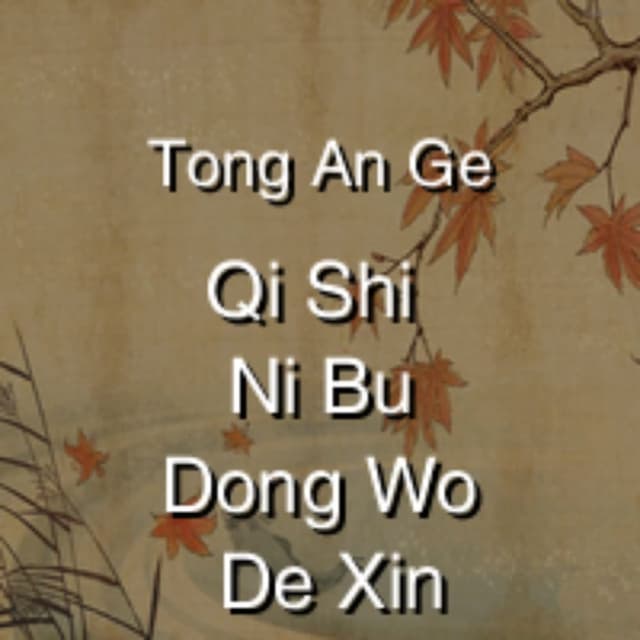 Qi Shi Ni Bu Dong Wo De Xin
