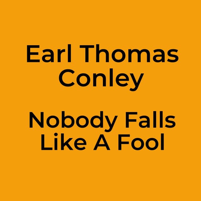 Nobody Falls Like A Fool