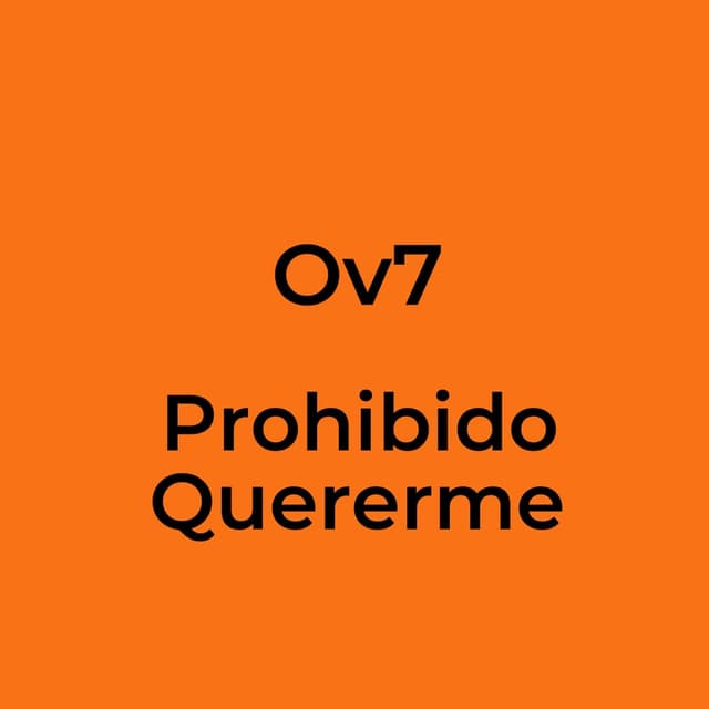Prohibido Quererme