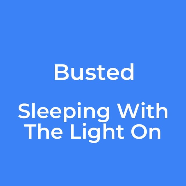 Sleeping With The Light On
