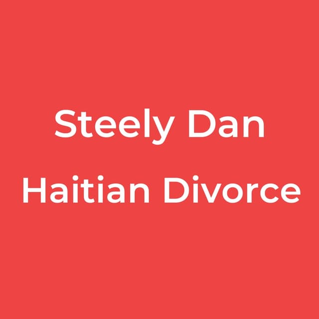 Haitian Divorce