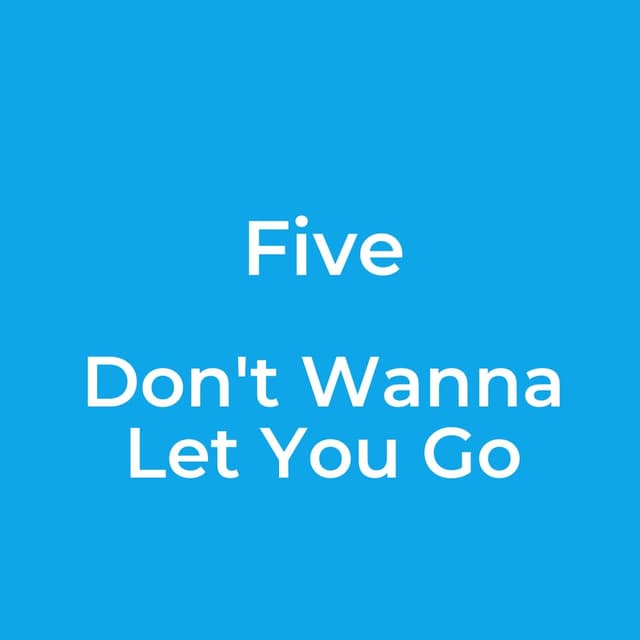 Don't Wanna Let You Go