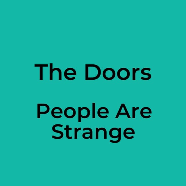 People Are Strange