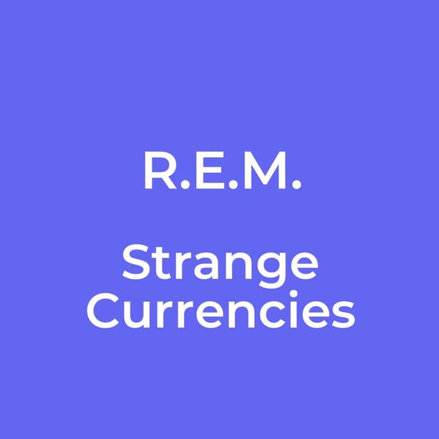 Strange Currencies