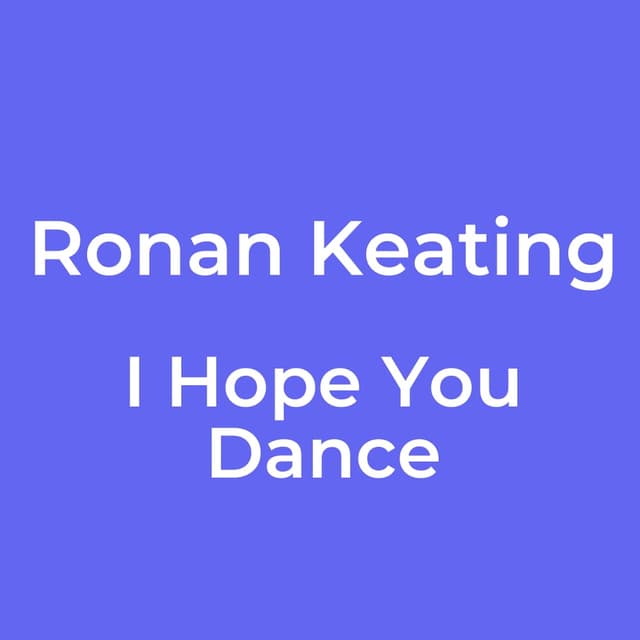 I Hope You Dance