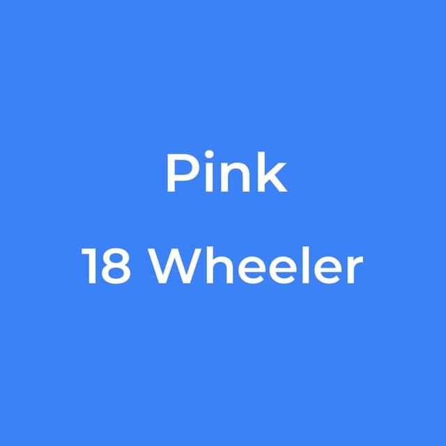 18 Wheeler