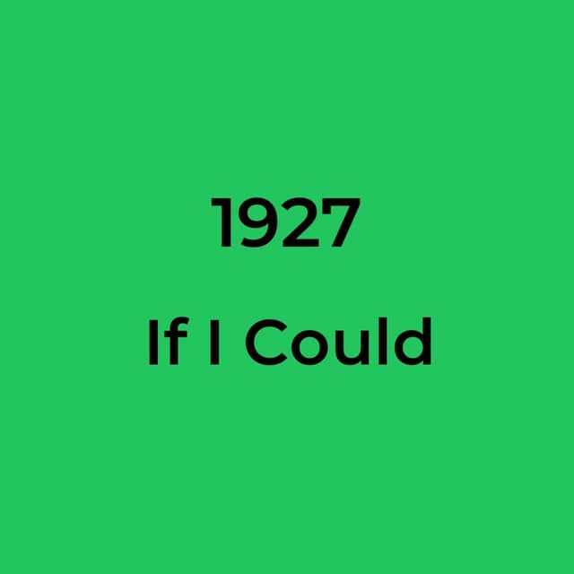 If I Could