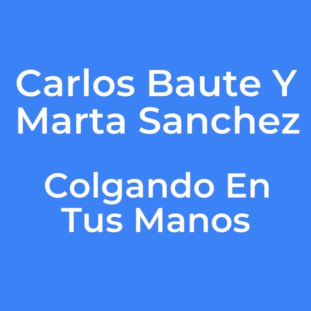 Colgando En Tus Manos