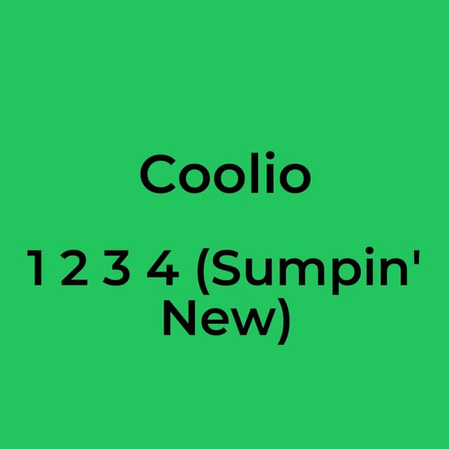 1 2 3 4 (Sumpin' New)