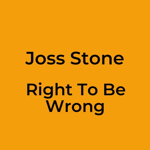 Right To Be Wrong