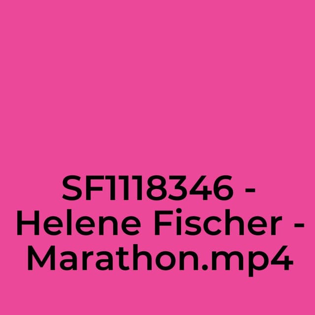 SF1118346 - Helene Fischer - Marathon.mp4