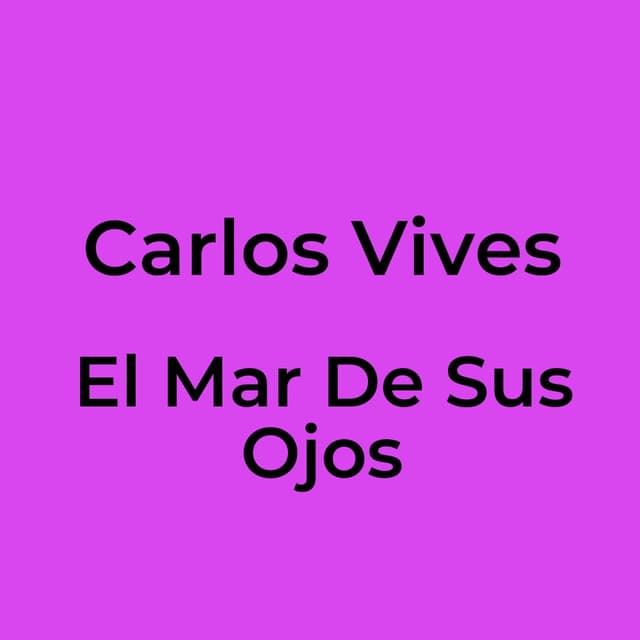 El Mar De Sus Ojos