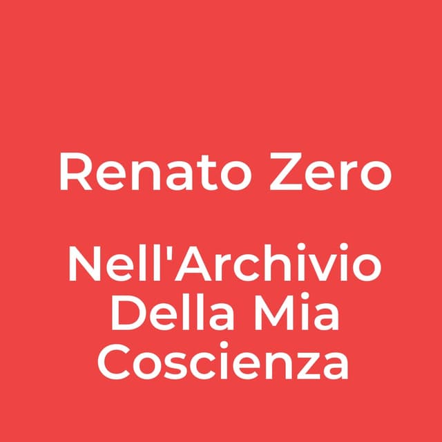 Nell'Archivio Della Mia Coscienza
