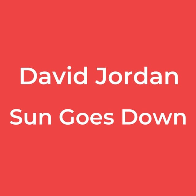Sun Goes Down