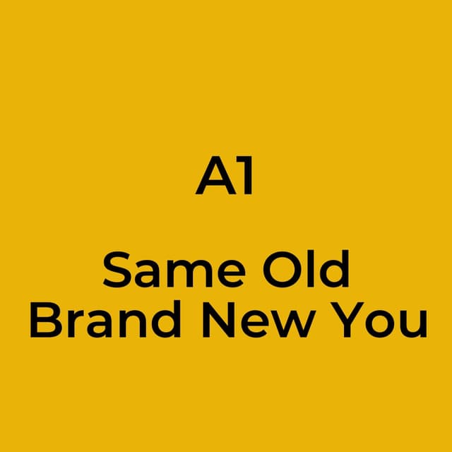 Same Old Brand New You