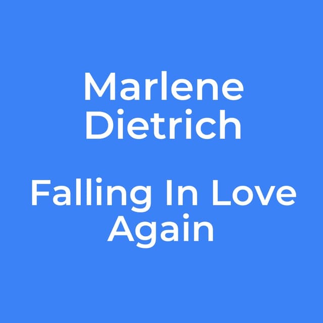 Falling In Love Again