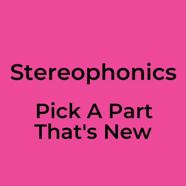 Pick A Part That's New