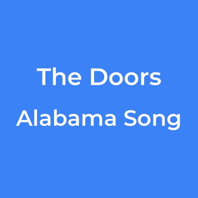 Alabama Song