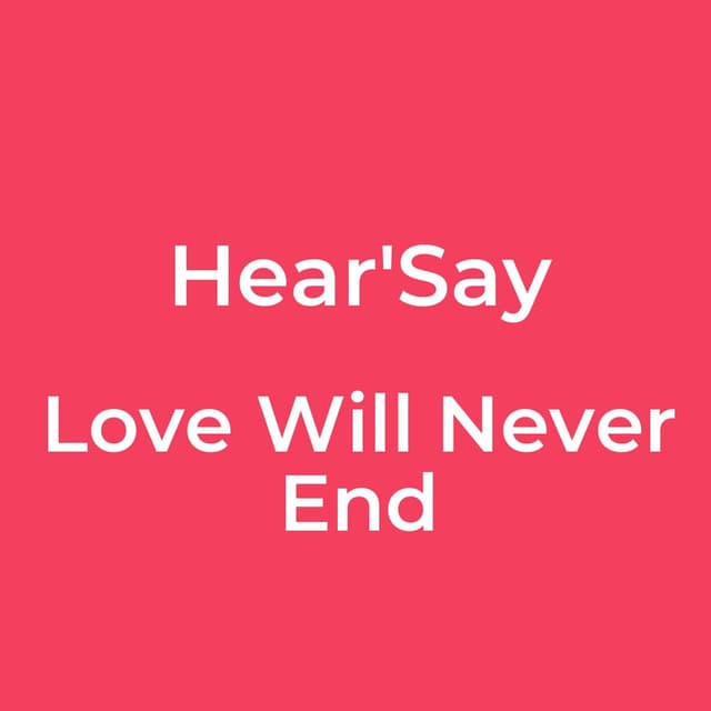 Love Will Never End