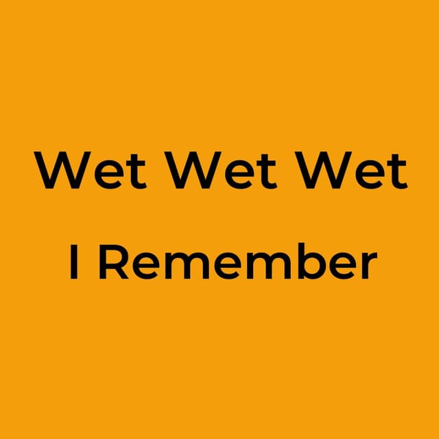 I Remember