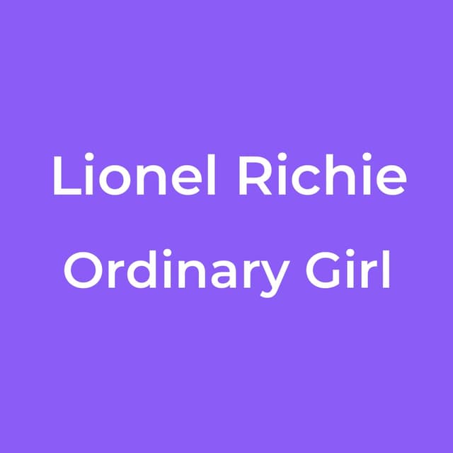 Ordinary Girl