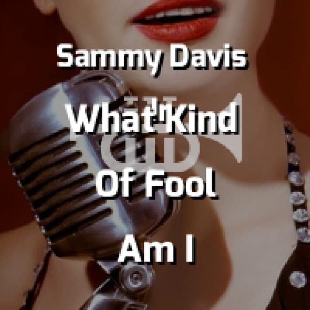 What Kind Of Fool Am I