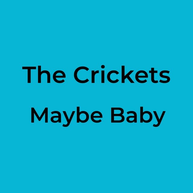 The Crickets - Maybe Baby