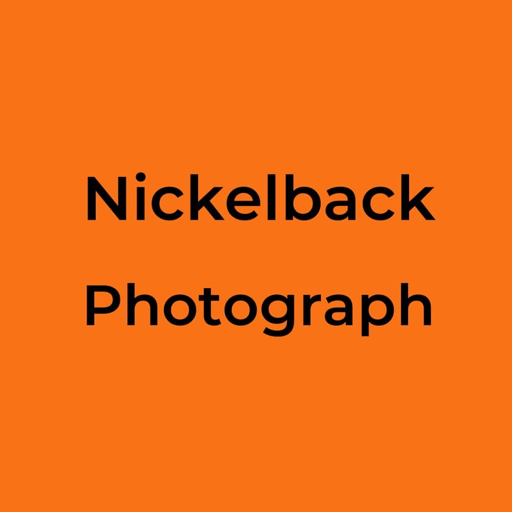 Nickelback - Photograph