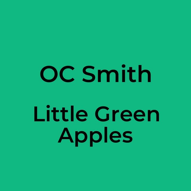 Little Green Apples
