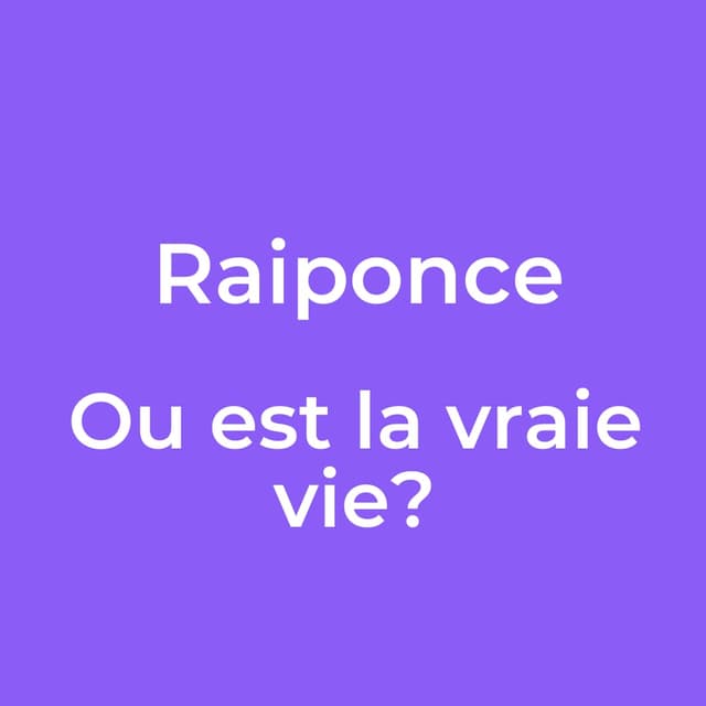 Ou est la vraie vie?