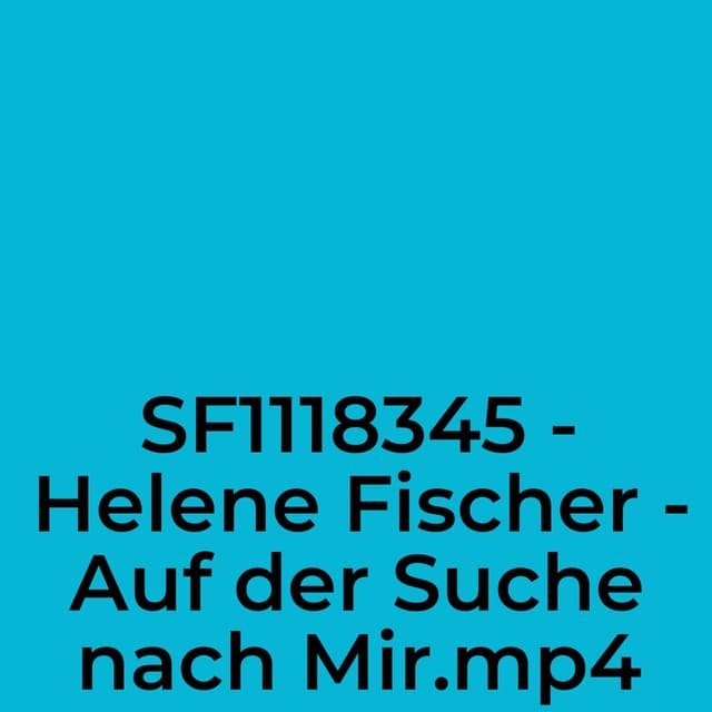 SF1118345 - Helene Fischer - Auf der Suche nach Mir.mp4