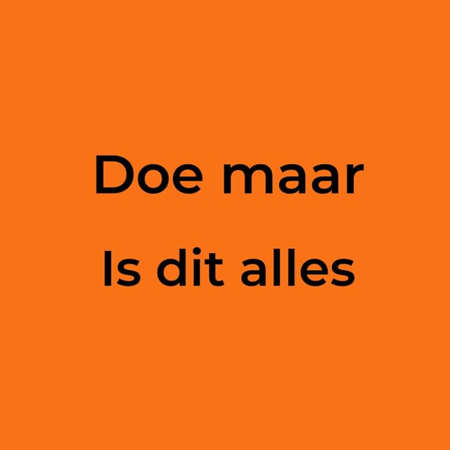 Is dit alles