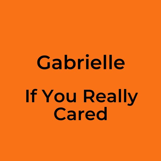 If You Really Cared