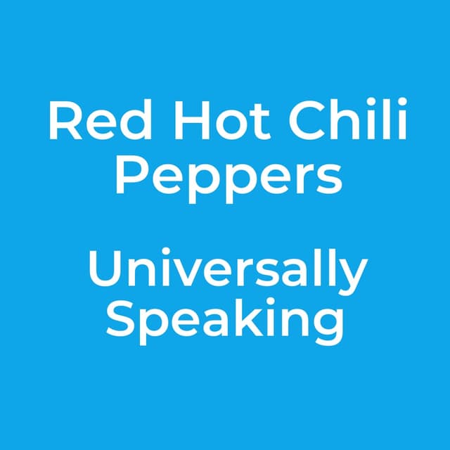 Universally Speaking