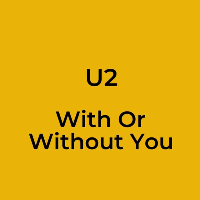 With Or Without You