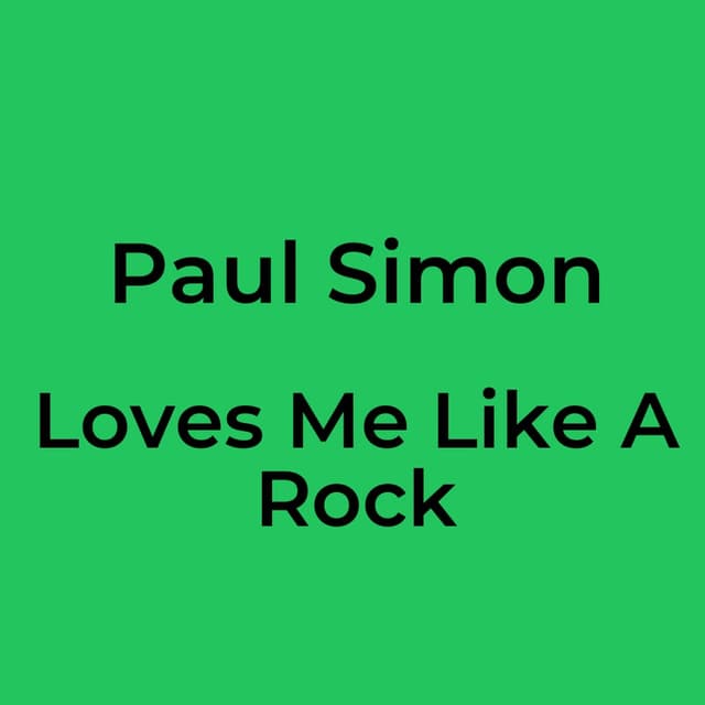 Loves Me Like A Rock