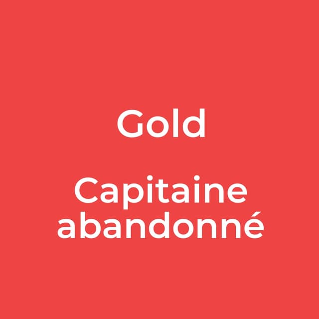 Capitaine abandonné