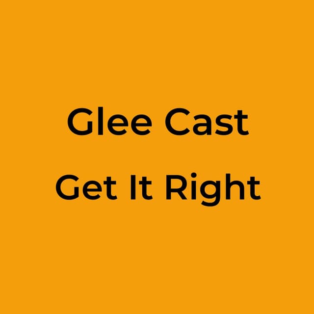 Get It Right
