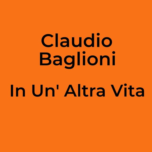 In Un' Altra Vita