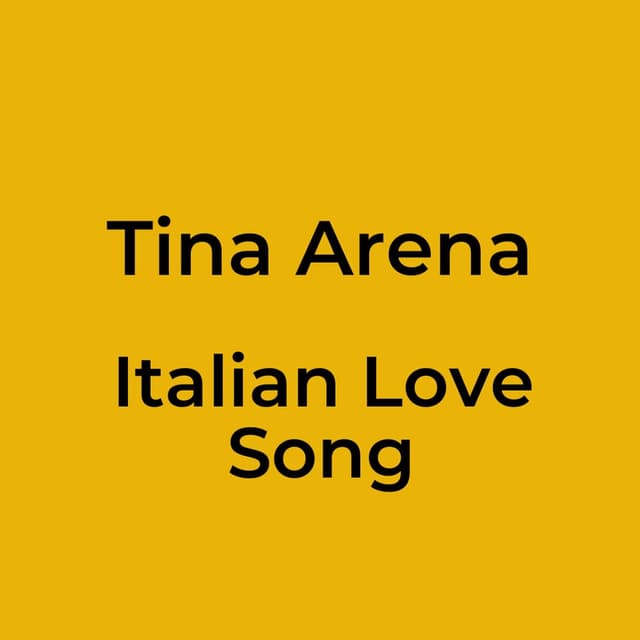 Italian Love Song