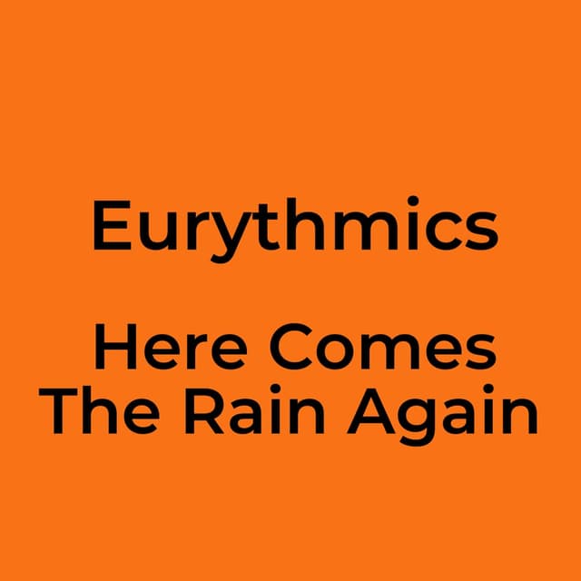 Here Comes The Rain Again