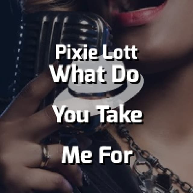 What Do You Take Me For