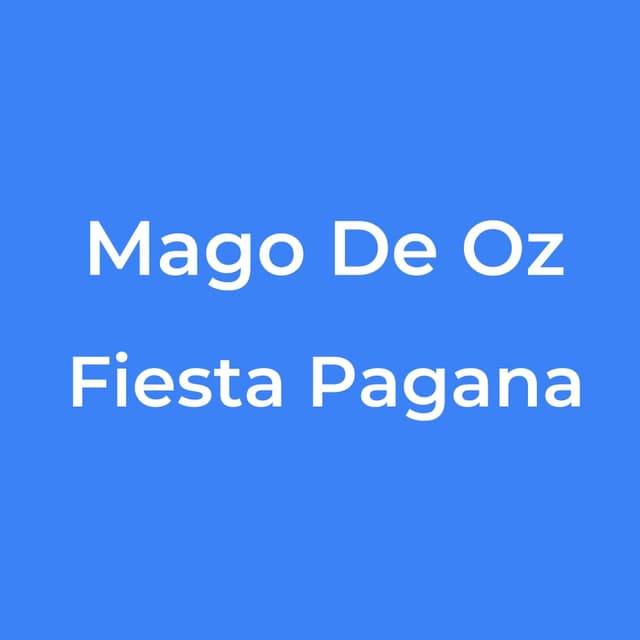 Fiesta Pagana