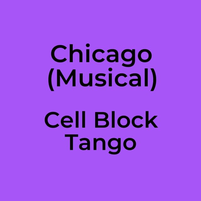 Cell Block Tango