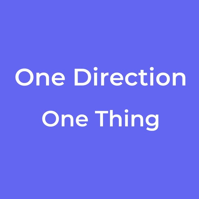 One Thing