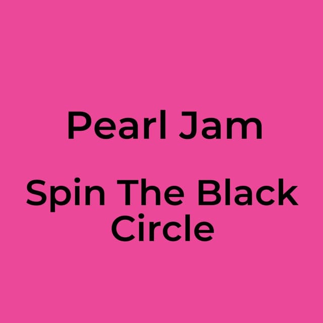Spin The Black Circle