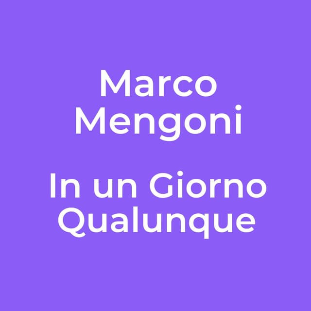 In un Giorno Qualunque