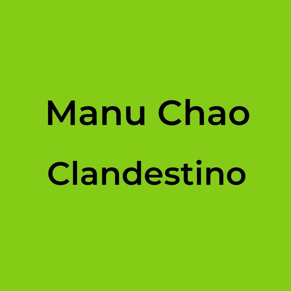 Manu Chao - Clandestino